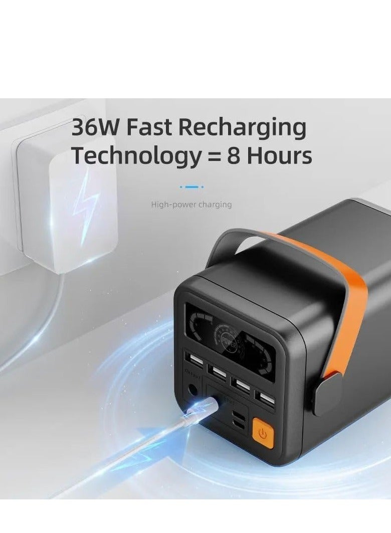 Cool Baby COOLBABY Power Bank 60000 mAh Quick Charge Power Bank Large Capacity Four USB Ports Mobile Power Bank Outdoor Portable 36 W Energy Storage Power Bank(White） - Image 5