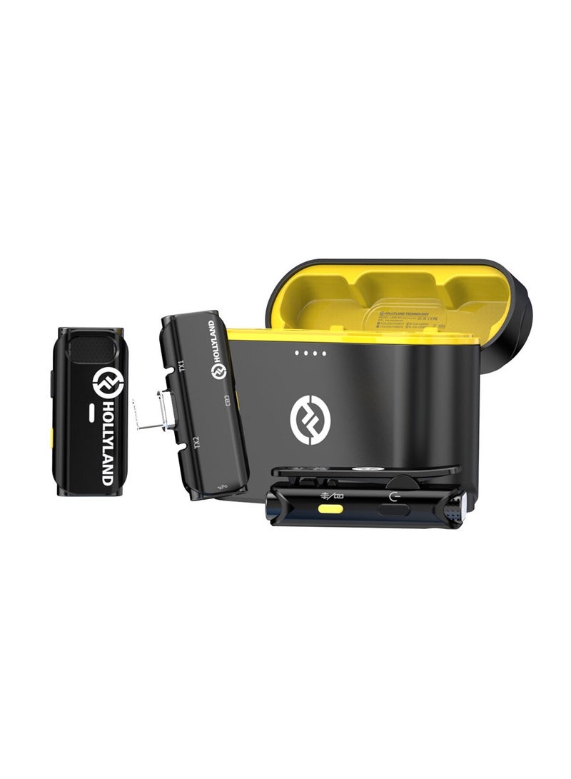 Hollyland Wireless Microphone Lark C1 DUO BK Type-C (Black)