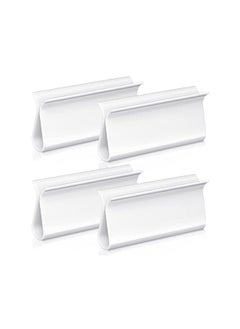 Excefore Window Shades Shade Pull for Roller Shades Pull Down Shades Blinds for Windows Shade Grips Plastic Hem Grip Roller Shade Hardware for Home Rolling Curtain Accessories (White,4 Pieces)  - Image 2