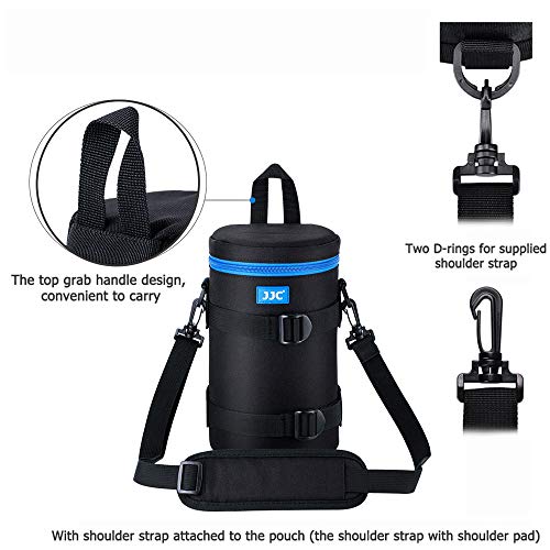 JJC Camera Lens Pouch Case for Canon RF 600mm EF 70200mm Nikon Nikkor AFS 70200mm AF 80200mm More Zipper Polyester Lens Protective Bag Interior Size 43x89 - Image 3