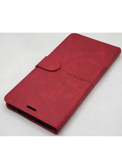 كايو جراب فليب كاييه جلد بحماية 360 درجة لهاتف شاومي ريدمي نوت 10 و ريدمي نوت 10 اس - احمر Xiaomi Redmi Note 10 & Note 10s  - Image 2