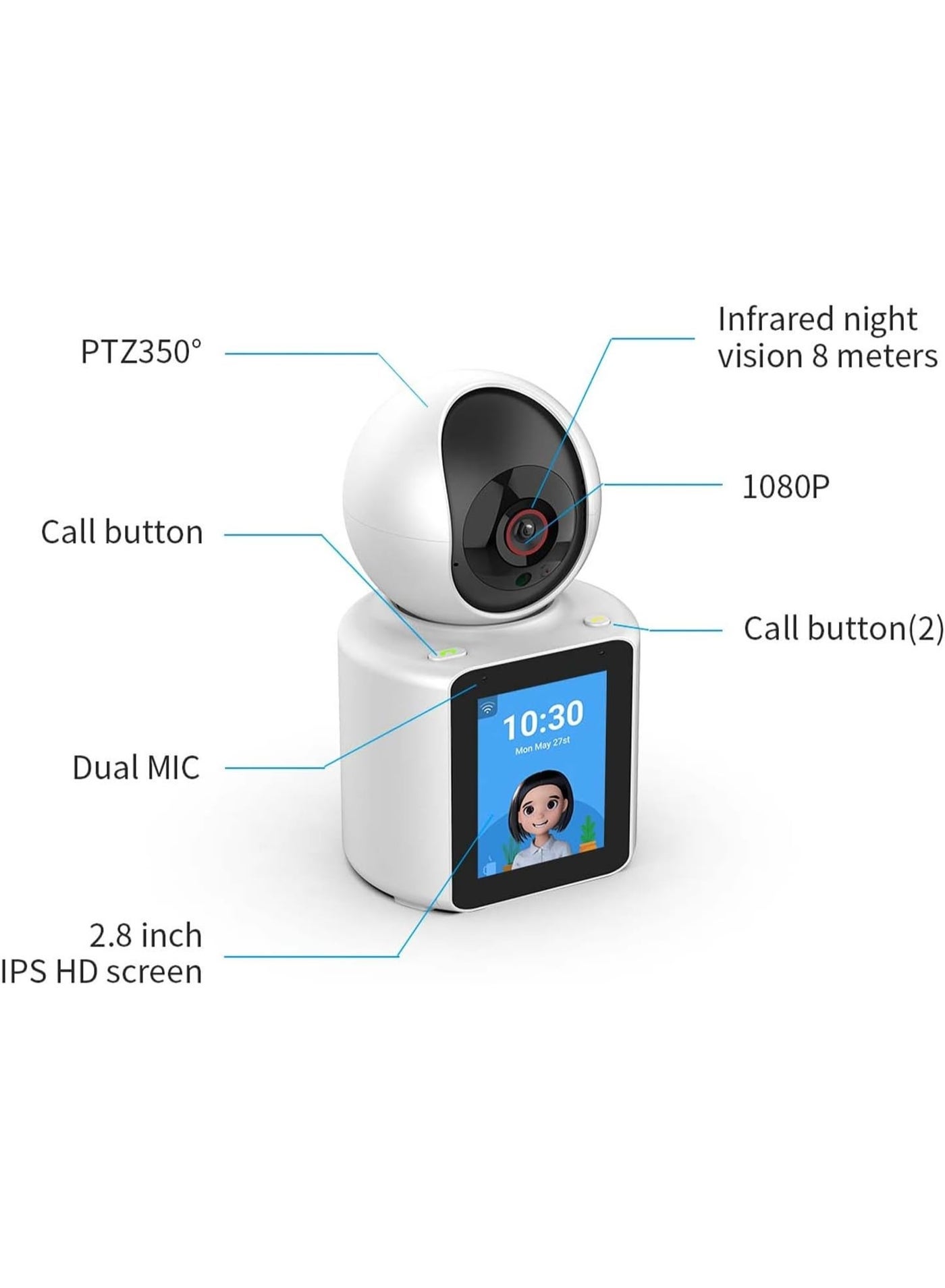 DubaiGallery DubaiGallery Hd Wireless Baby Monitor Camera ZC2C9A5A6CD2B605AEAC4Z