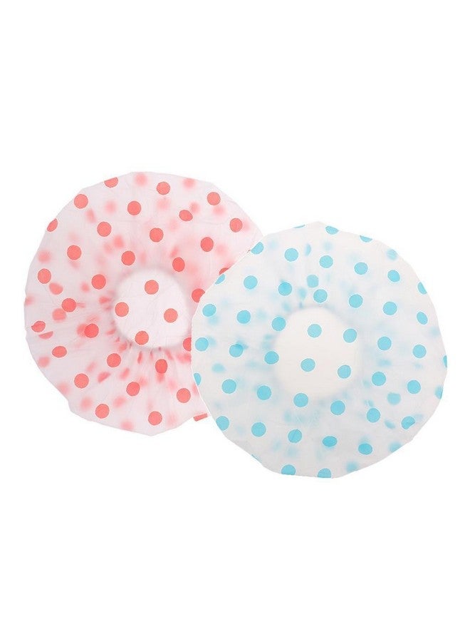 Magnusdeal Reusable Fancy Vinyl Shower Caps, Waterproof EVA Bath Cap Bathing Hair Cap Salon Hat for Kids Adults, Lady Salon Spa with Lace Elastic Band (One Size Fits All)- Beautiful Color Pattern Assorted (Set of 12) - Image 4