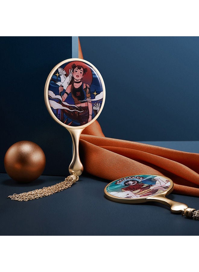 NIBEMINENT Retro Style Makeup Mirror Frame White 13.00X2.00X8.00cm - Image 3