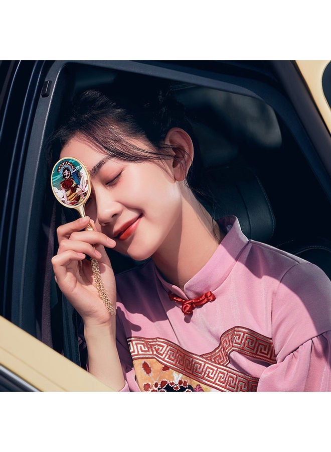 NIBEMINENT Retro Style Makeup Mirror Frame White 13.00X2.00X8.00cm - Image 2