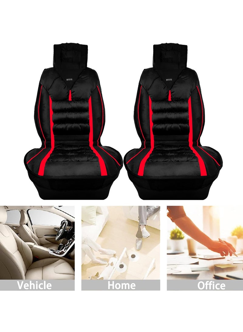 3XR Universal Car Seat Covers - 2PCS, Compatible with Detachable Headrests & Airbags - Image 3