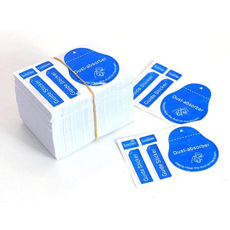 FCS Super Cleaner 100 pcs Dust Absorber LCD Dedust Sticker and Guide Sticker for Cell Phone Tablet LCD Screen (100) - Image 3