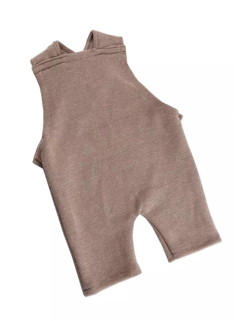 Generic Newborn Unisex Criss Cross Photography Jumpsuit  - Image 2
