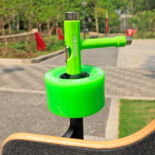Vanpro skateboard tools skate tool all in oneUsed for installation and maintenance of various skateboards and roller skates，etc.(Snow Green Pack of 1) - Image 5