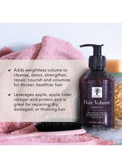 New Nordic New Nordic Hair Volume Shampoo 250ml - Herbal Volumising Shampoo For Dry Damaged Hair - Suitable for Men and Women  - Image 2