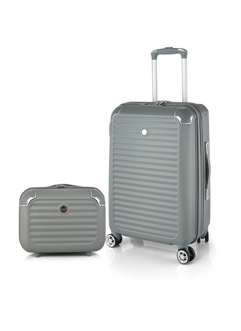 Track - Travel Bag 2pc Luggage set Trolley From Track 6037-2P - Image 1