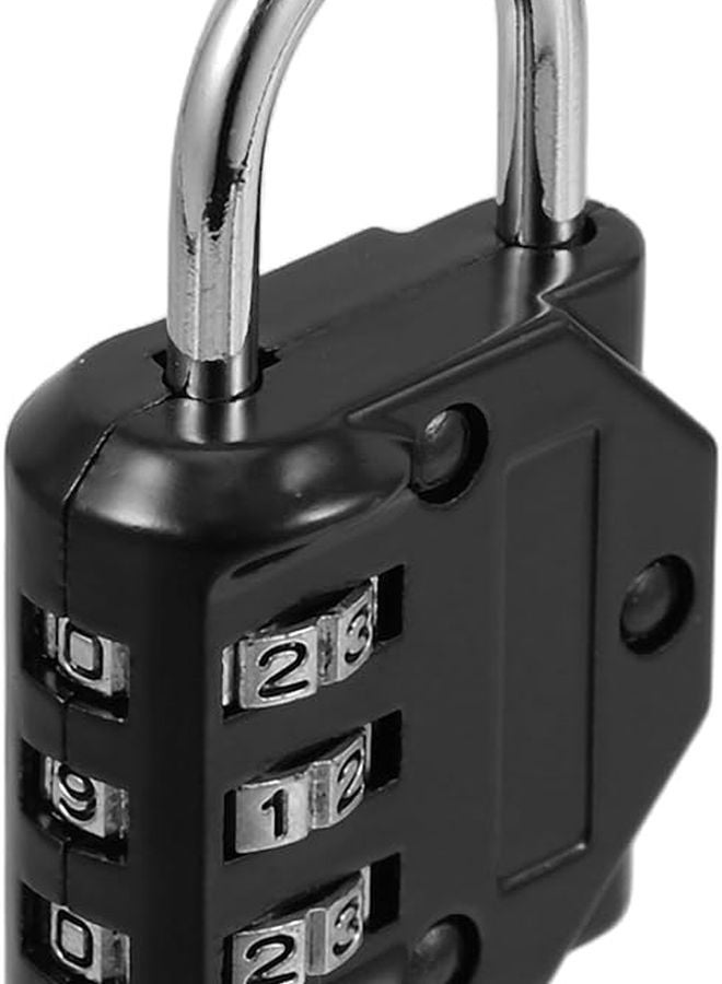 Black Digital Code Lock Padlock Keyless Combination for Gym Locker Portable Weatherproof Heavy Security - Image 2