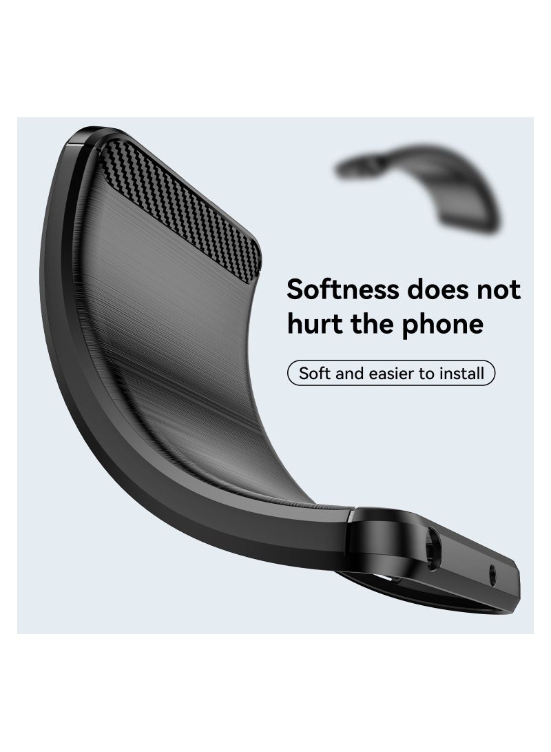 TEAM LUXURY حافظة هاتف مضادة للصدمات لهاتف VIVO T1 5G باللون الأسود - Image 4