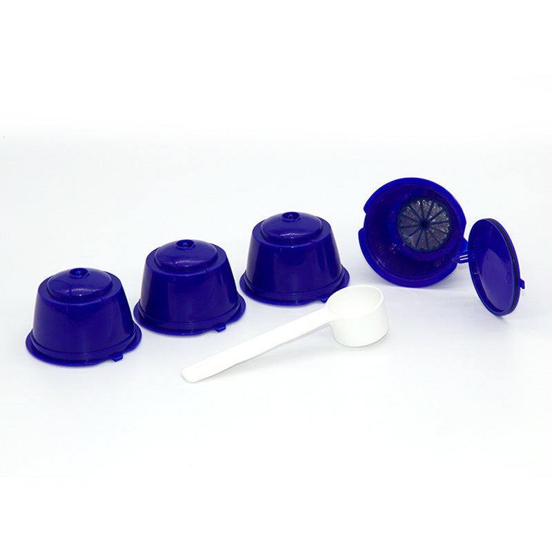 Suitable For Dolce Gusto Duqu Kusi Filter Screen Coffee Filter 4 Pack With Spoon Combination - Image 3