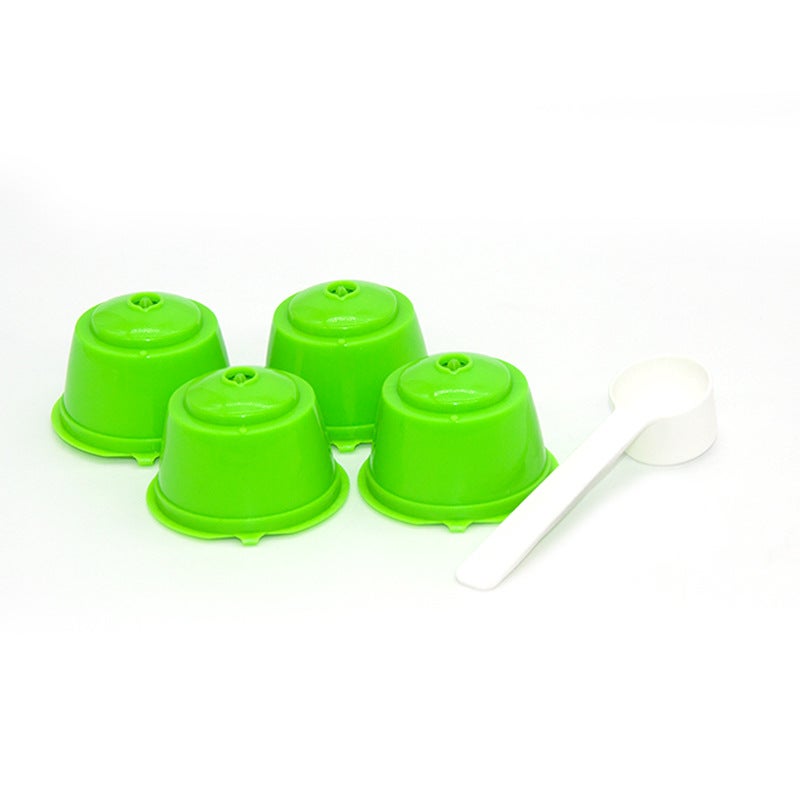 Suitable For Dolce Gusto Duqu Kusi Filter Screen Coffee Filter 4 Pack With Spoon Combination - Image 4