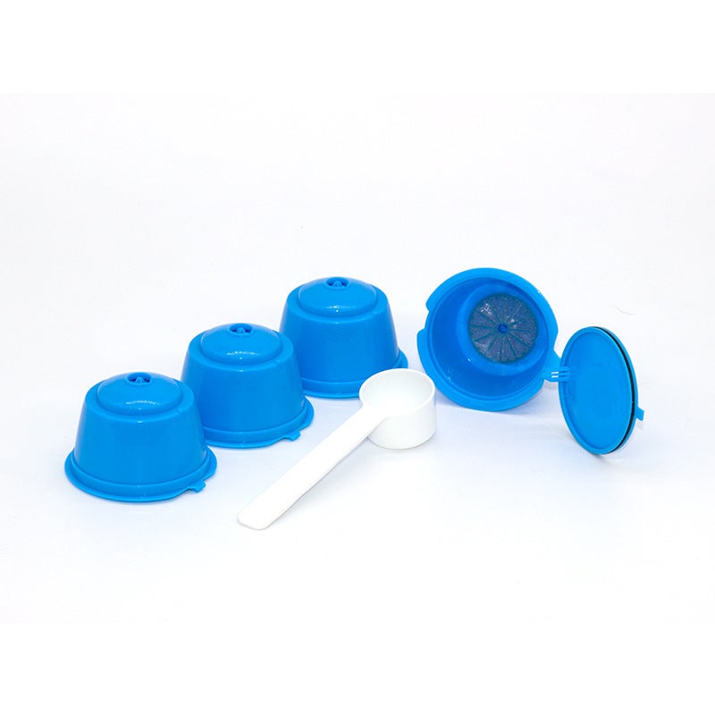 Suitable For Dolce Gusto Duqu Kusi Filter Screen Coffee Filter 4 Pack With Spoon Combination - Image 5