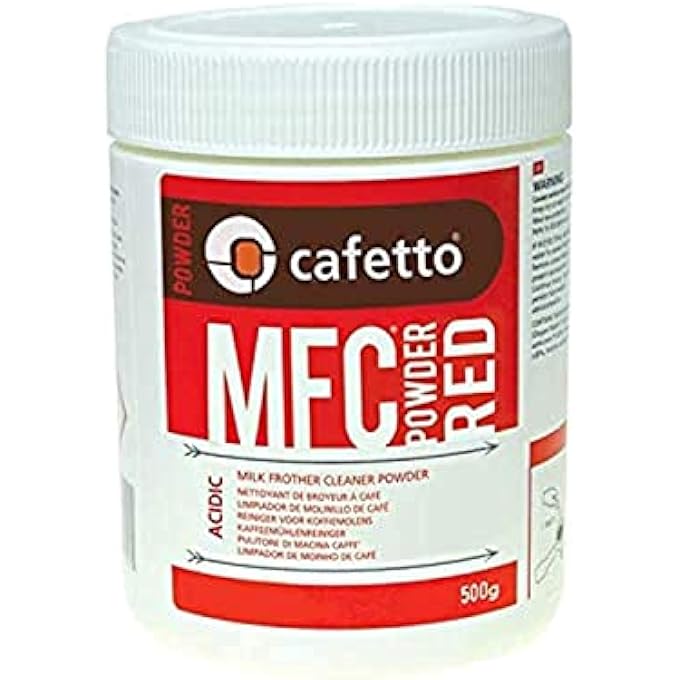 CAFETTO Milk Frother Cleaner Powder  Red  500 G - Image 1