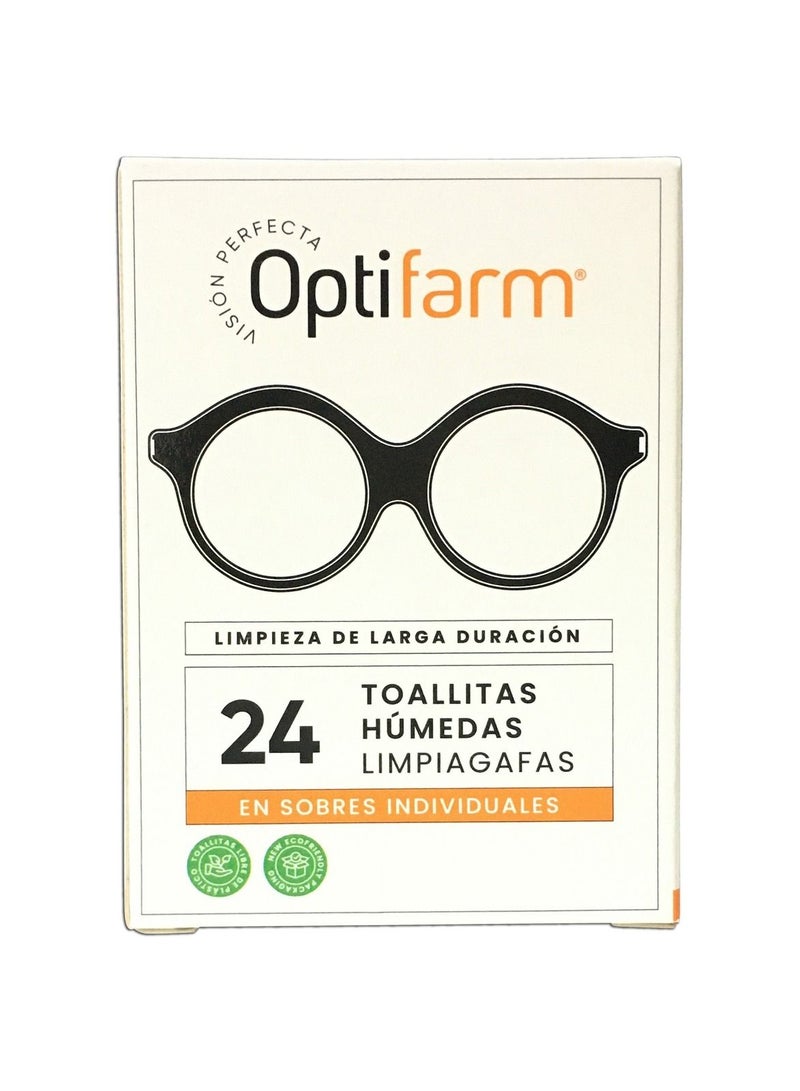 Optifarm Optifarm Lens Cleaner Towelettes 24pcs/Box 