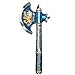 Liontouch Noble Knight Foam Axe for Kids Blue Age 38 Years Medieval Pretend Play Toy for Boys with Golden Lion Decoration Safe Weapon Accessory for Dress Up Knight Costumes - Image 2