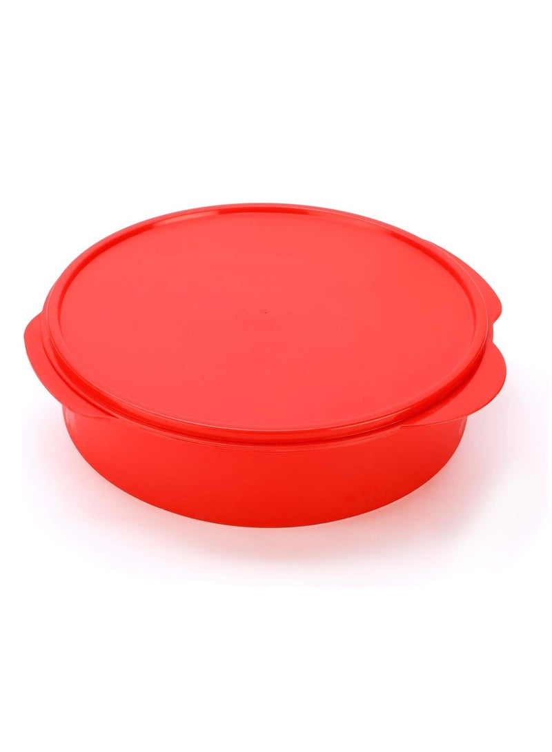oliveware Plastic Masala Box, Dry fruits, Chips Box - 1 Piece, Red Colour - Image 5