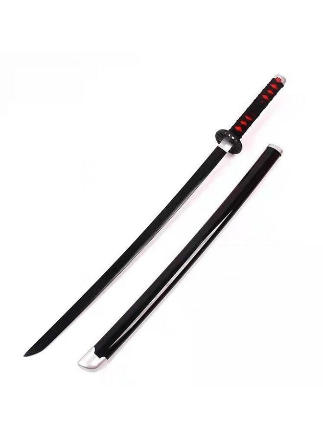 Trunkin Trunkin Kid Katana For Cosplay Life Size Replica Wooden Toy Anime Accessory Toy Collectible | Wooden Sword (Tanjiro Kamado Black Nichirin)  - Image 5