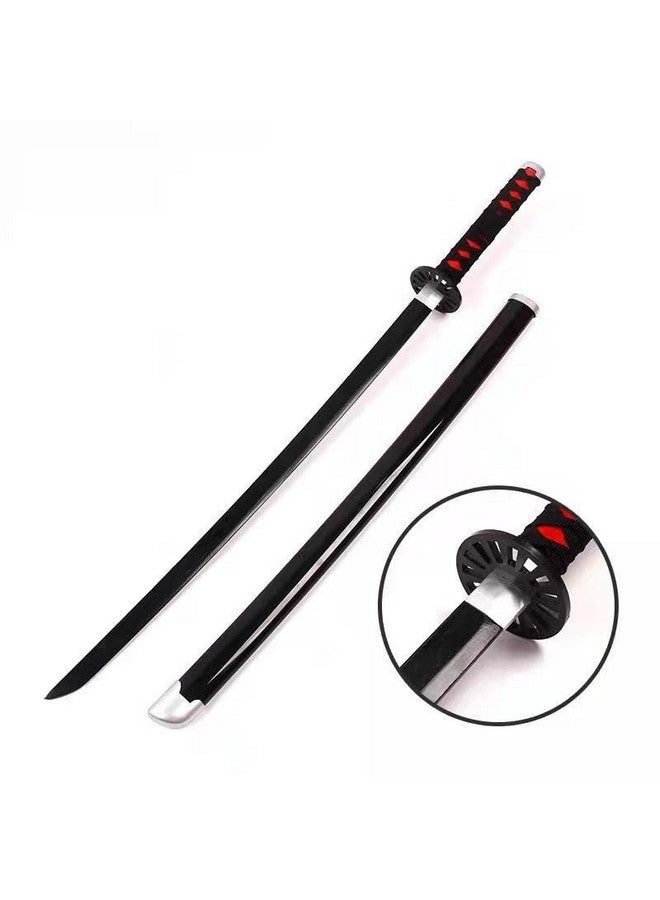 Trunkin Trunkin Kid Katana For Cosplay Life Size Replica Wooden Toy Anime Accessory Toy Collectible | Wooden Sword (Tanjiro Kamado Black Nichirin)  - Image 2