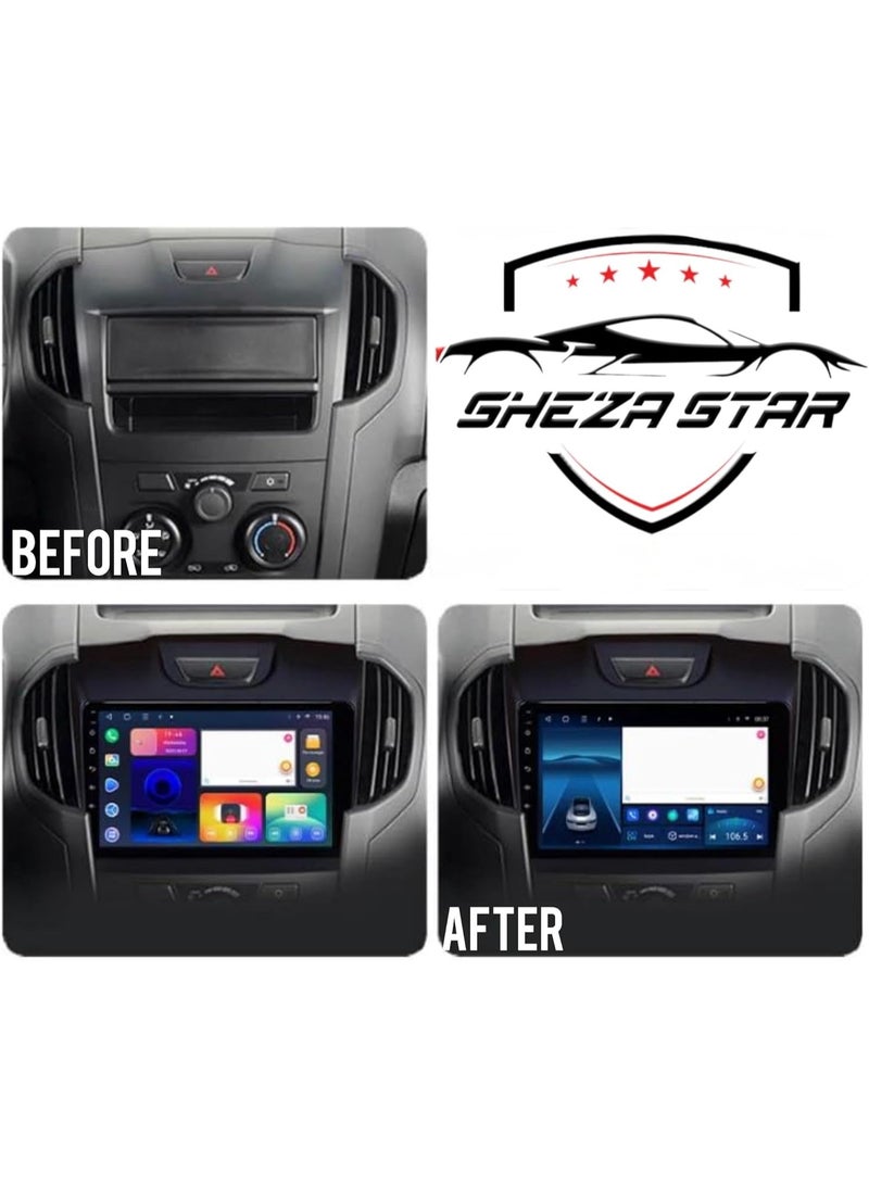 SHEZA STAR Android Car Stereo for Chevrolet ISUZU D-MAX 2012-2019 2GB RAM 32GB ROM Support Carplay, M-Link Wi-Fi BT, Radio GPS, 9 Inch IPS Touch Screen with AHD Camera Included - Image 2