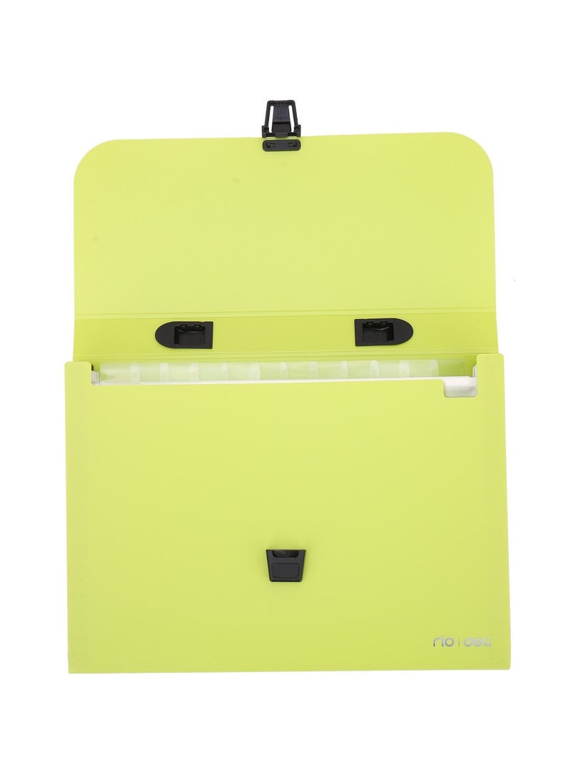 Deli 3-Piece Expanding File Multicolour  - Image 3