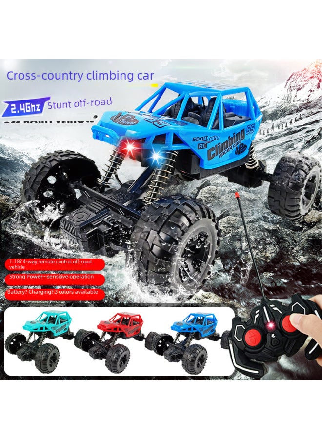Remote Control Car Children's Gifts Toy Car Four-way Boy Remote Control Sports Car Racing Car Stall Generation-Color:【2.4g-rechargeable Version】 Red-ordinary Wheel Double-sided Stunt Car Tj2058 (chinese Color Box) 558g - Image 4