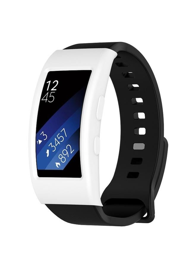 erorex For Galaxy Gear Fit2 / Fit2 Pro R360 Watch Protective Case(White) - Image 1