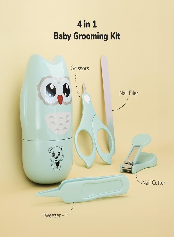 CRADIAX 4-in-1 Baby Nail Grooming Kit – Safe Manicure Set with Nail Cutter, Tweezers, File & Scissors for Newborns & Infants - Image 5