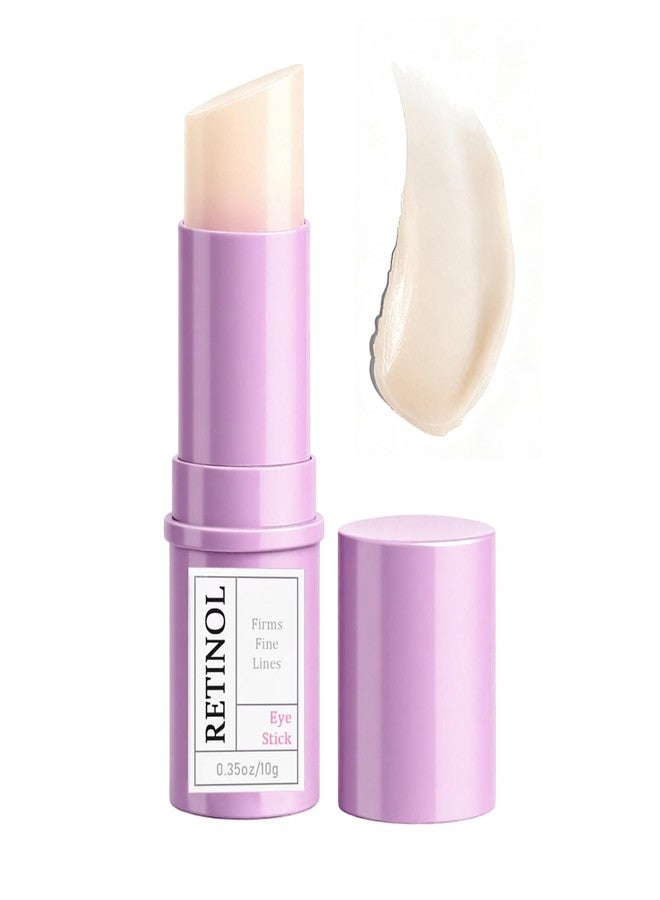 Retinol Eye Stick with Hyaluronic Acid & Collagen - Under Eye Cream for Dark Circles, Puffiness and Wrinkles, Anti-Aging Formula to Reduces Fine Lines, Portable & Gentle Formula, 0.35oz - Image 1