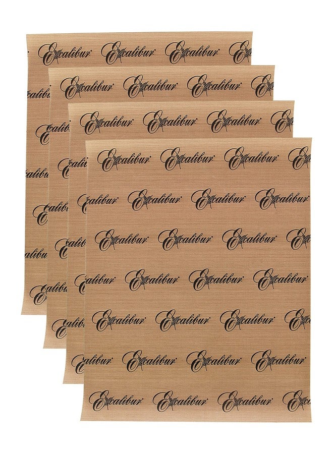 Excalibur ParaFlexx Reusable Non-Stick Drying Sheets for Food Dehydrators 11-Inch, Set of 4, Brown - Image 2
