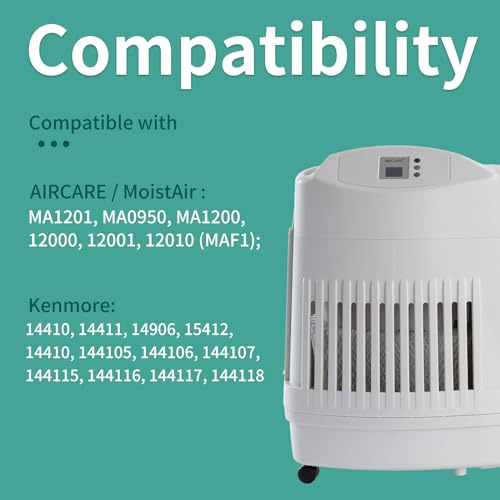SUNRRA MAF1 Humidifier Filter Compatible with Aircare MA1201, MA0950, MA1200, Kenmore 14906,32-14906, 42-14906, Replace Aircare MA1201 Filter, Kenmore Humidifier Filters 14906, 4 Packs - Image 2