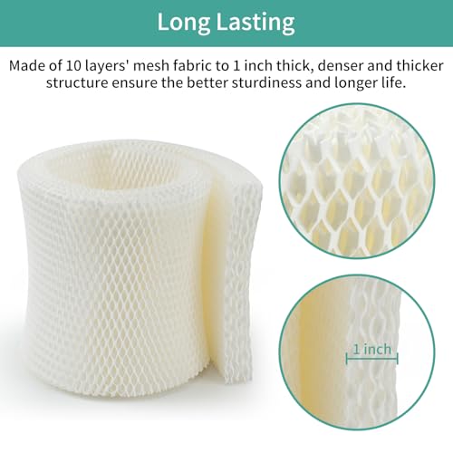 SUNRRA MAF1 Humidifier Filter Compatible with Aircare MA1201, MA0950, MA1200, Kenmore 14906,32-14906, 42-14906, Replace Aircare MA1201 Filter, Kenmore Humidifier Filters 14906, 4 Packs - Image 5
