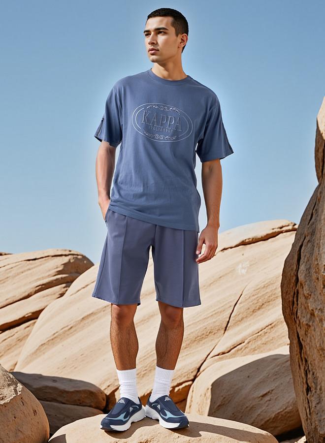 Kappa Panelled Shorts with Drawstring Closure and Pockets - Image 2