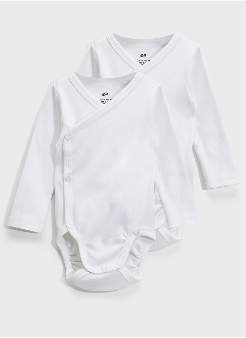 اتش اند ام 2-Pack Long-Sleeved Bodysuits