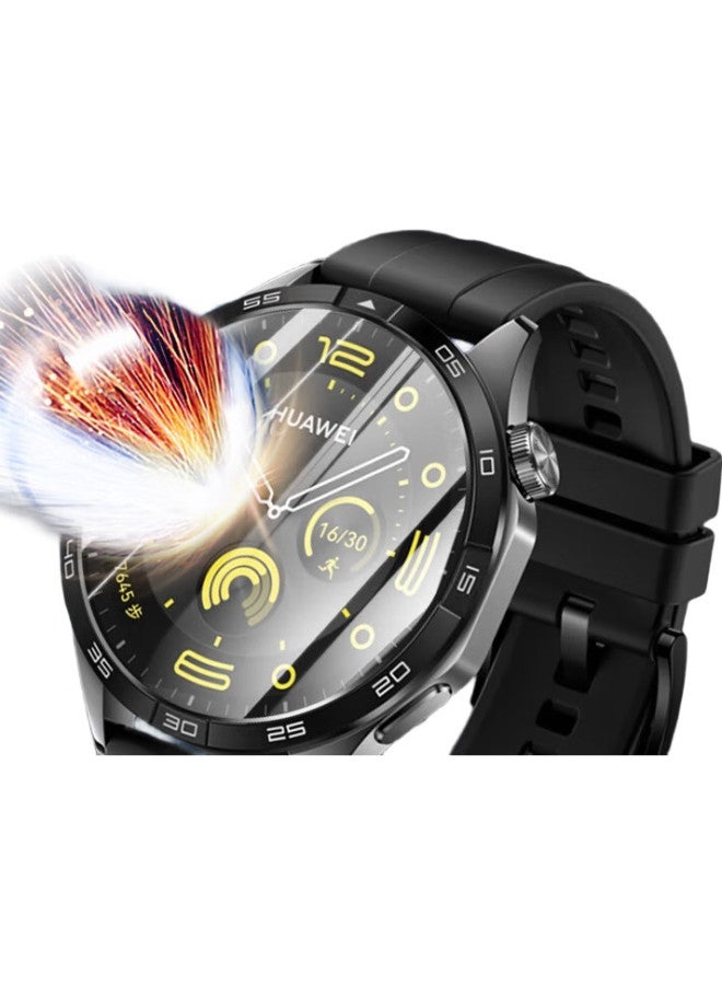 Tinker [3-Pack] Tempered Glass Screen Protector For Huawei Watch Gt5, Compatible With Huawei Watch Gt4, Protective Film For Women, Hd Full Coverage, Shatterproof Glass Film, 41Mm Watch Face - Image 3