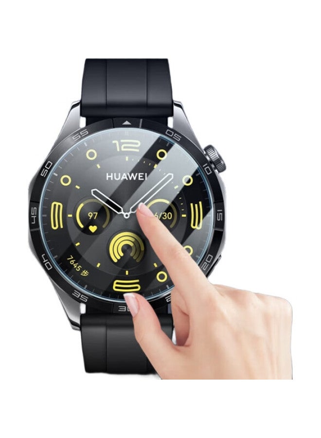 Tinker [3-Pack] Tempered Glass Screen Protector For Huawei Watch Gt5, Compatible With Huawei Watch Gt4, Protective Film For Women, Hd Full Coverage, Shatterproof Glass Film, 41Mm Watch Face - Image 1