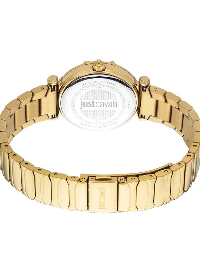Just Cavalli جست كافالي ليدي أتراني JC1L234M0235 - ساعة كوارتز أنثوية من الفولاذ المقاوم للصدأ 3 عقارب - Image 3