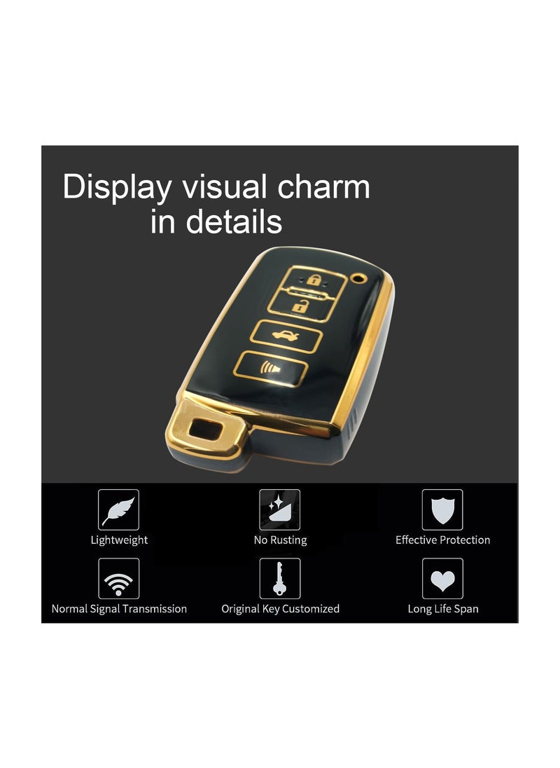 TOYOTA - 4 Button Remote Control Fob Cover Flip Remote Key Shell Case for TOYOTA Camry - Image 1