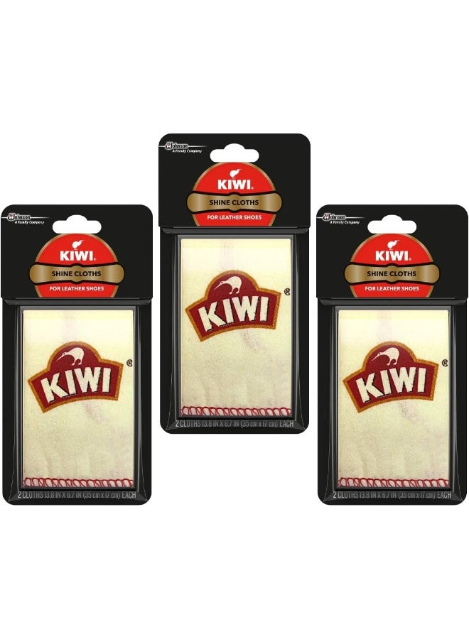 KIWI Shoe Shine Cloths (3 Pack) - Image 1