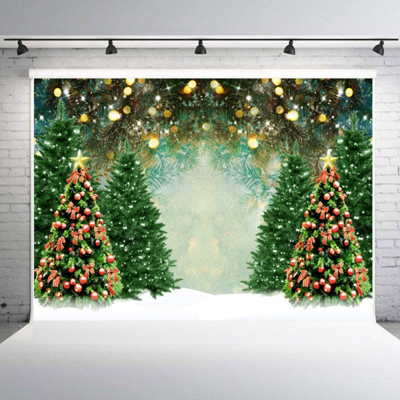 Christmas Photo Backdrop 7x5ft Lightweight Polyester Fiber - Non-Reflective High Resolution Christmas Backdrop for Home Studio Kids Family Parties Festivals - Image 4
