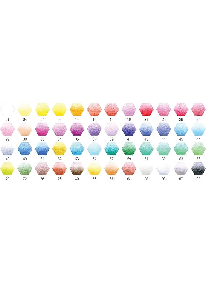 FABER-CASTELL - Classic 48 Colors Colored Pencil In Flat Tin Case - Image 1