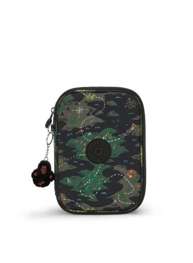 kipling 100 Pens Large Pencase - Camo Treasure