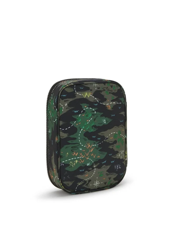 kipling 100 Pens Large Pencase - Camo Treasure