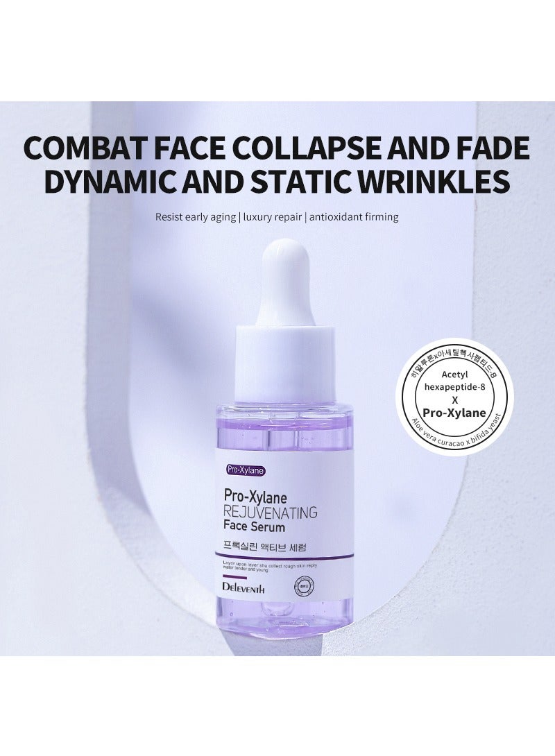 DEleventh Korean Brand Pro-Xylane Face Serum 37ml / Anti-Aging & Anti-Wrinkle, with Bifida Ferment Lysate, Acetyl Hexapeptide-8, and Hyaluronic Acid for a Youthful, Hydrated, and Radiant Complexion - Image 2