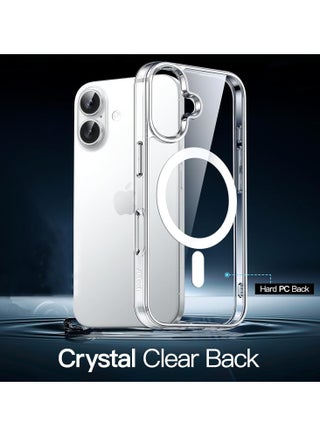 Magnetic Case for iPhone 17 6.1-Inch Compatible with MagSafe, Shockproof Phone Bumper Cover, Anti-Scratch Clear Back (Clear) - view 3