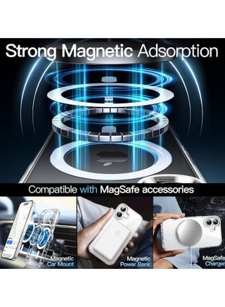 Magnetic Case for iPhone 17 6.1-Inch Compatible with MagSafe, Shockproof Phone Bumper Cover, Anti-Scratch Clear Back (Clear) - view 4