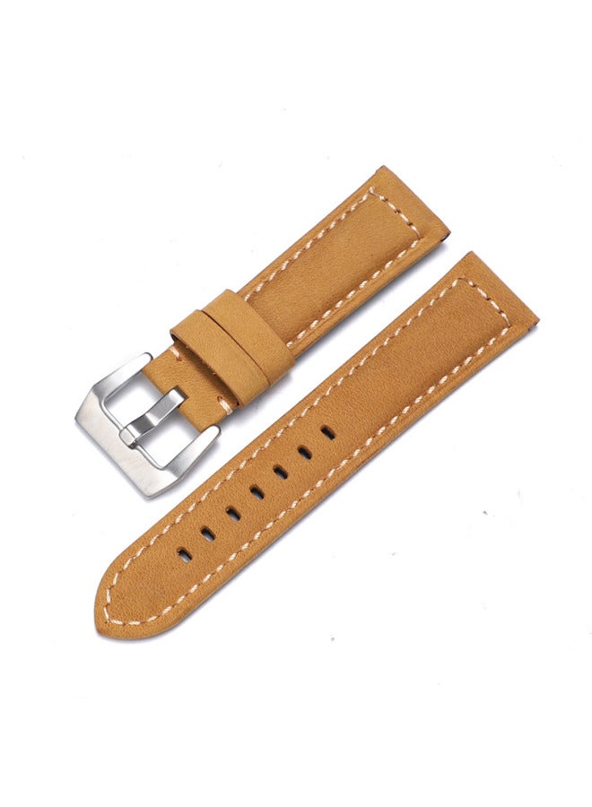 For Iwatch Strap Genuine Leather Apple Watch Strap Applewatch8 Huawei Gt3 Samsung S1 Pena Sea - Image 1